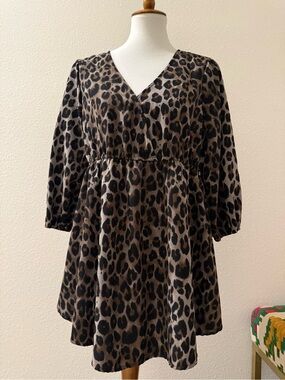 Indigo Rose leopard print top.